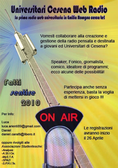 web radio universitaria cesena