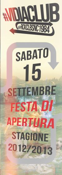 festa di apertura vidiaclub
